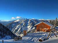 Angerkar-Almhütte im Winter