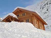 Angerkar-Almhütte im Winter