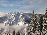 Angerkar-Almhütte im Winter